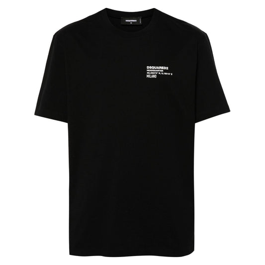 Dsquared2 T-shirts and Polos Black Topwear Dsquared2