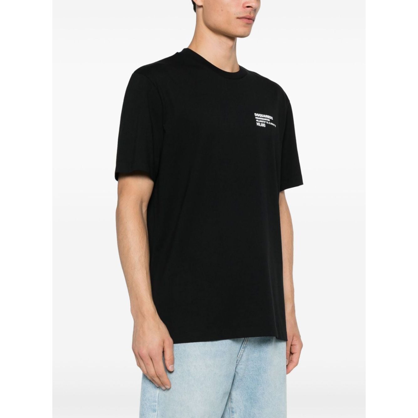 Dsquared2 T-shirts and Polos Black Topwear Dsquared2