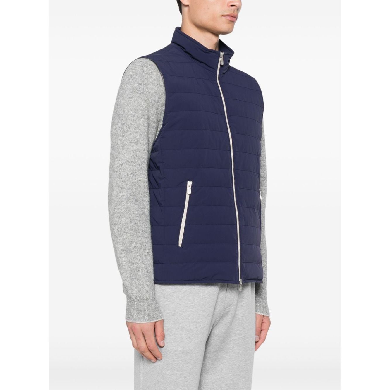 Brunello Cucinelli Jackets Blue Vests Brunello Cucinelli