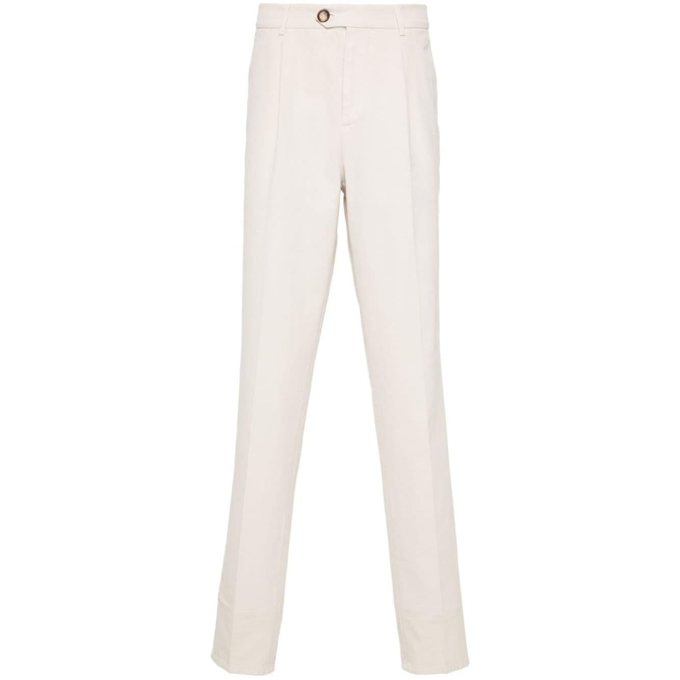 Brunello Cucinelli Trousers White Trousers Brunello Cucinelli