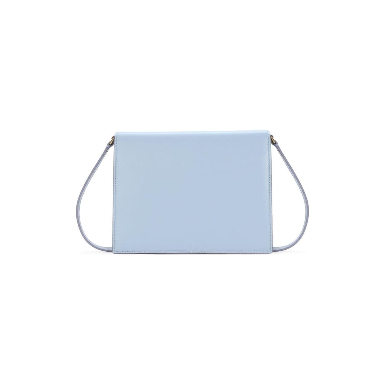 Dolce & Gabbana baby blue leather embossed logo Bag Shoulder Dolce & Gabbana