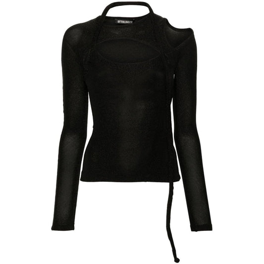 OTTOLINGER Top Black Topwear Ottolinger