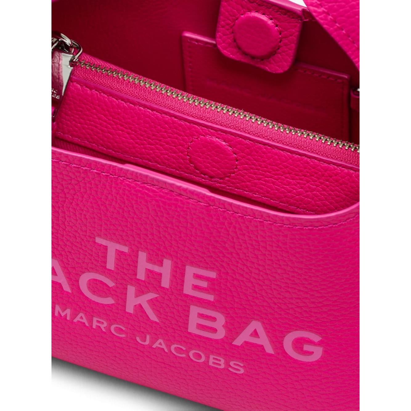 Marc Jacobs hot pink leather logo print  Bag Handbag Marc Jacobs