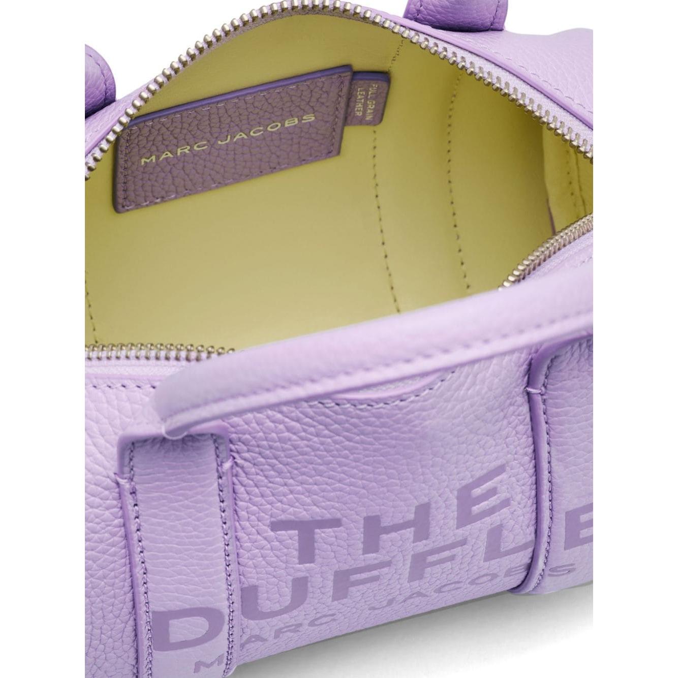 Marc Jacobs lilac purple leather grained texture Bag Handbag Marc Jacobs