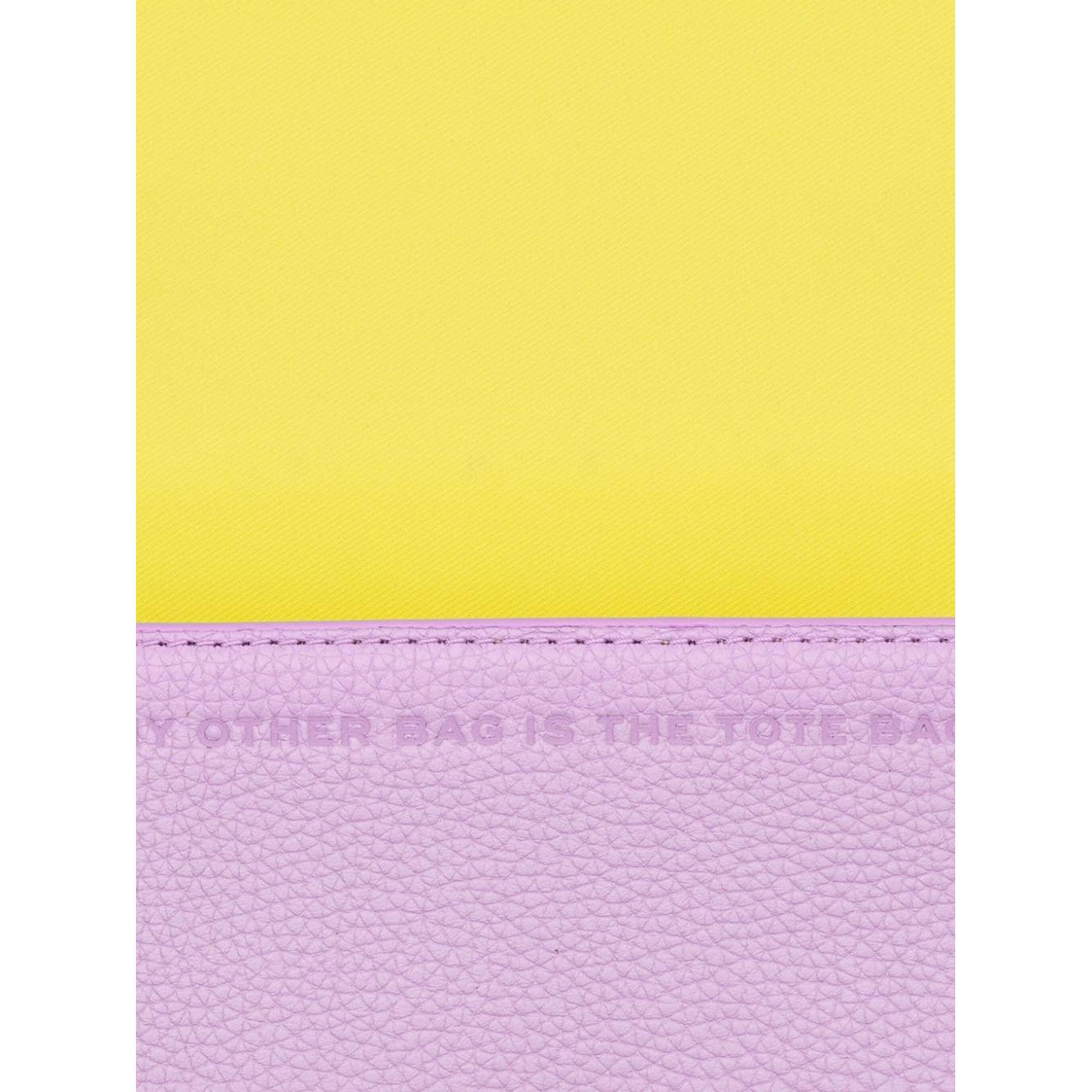 Marc Jacobs lavender purple/yellow leather grained texture debossed logo Bag Clutches Marc Jacobs