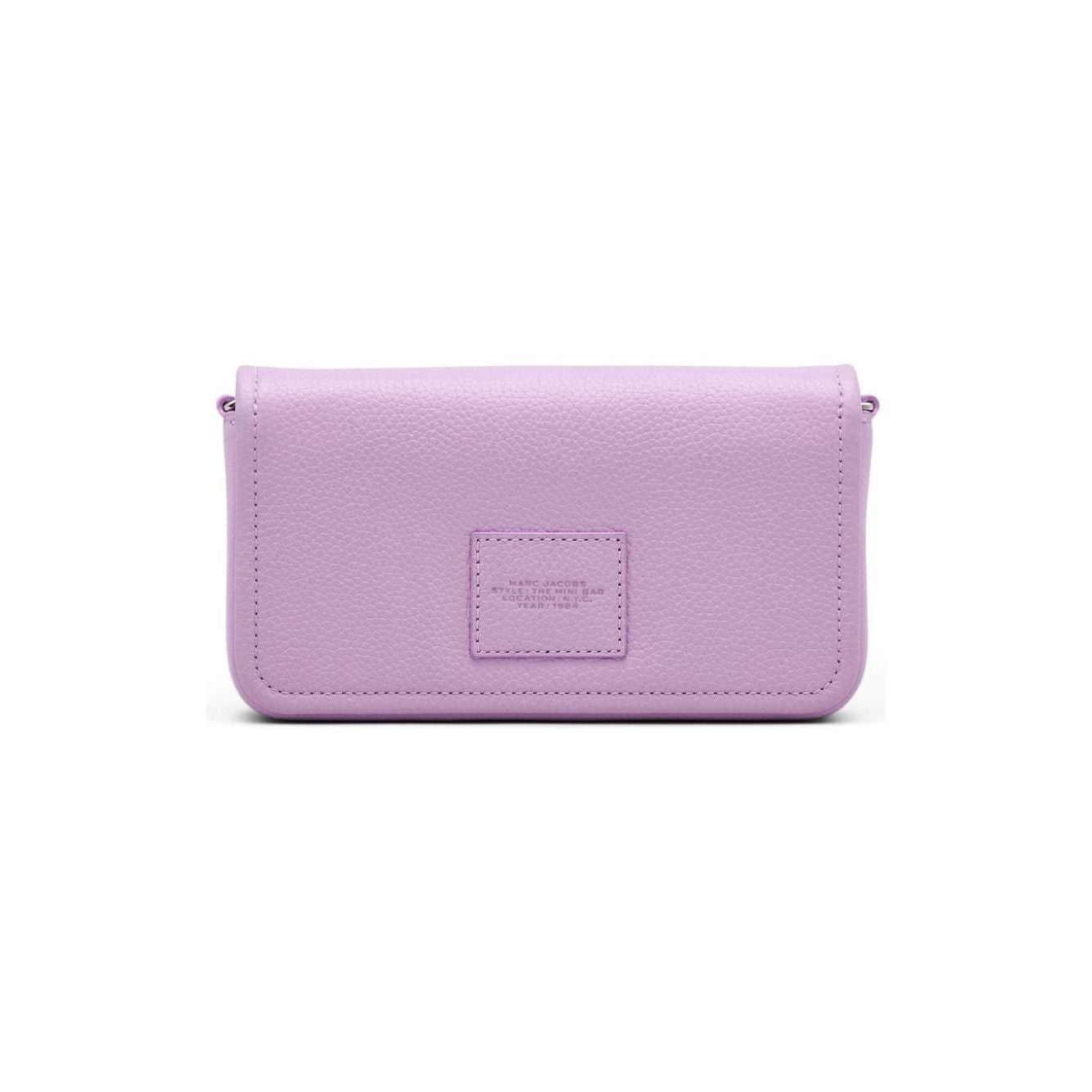 Marc Jacobs lavender purple/yellow leather grained texture debossed logo Bag Clutches Marc Jacobs