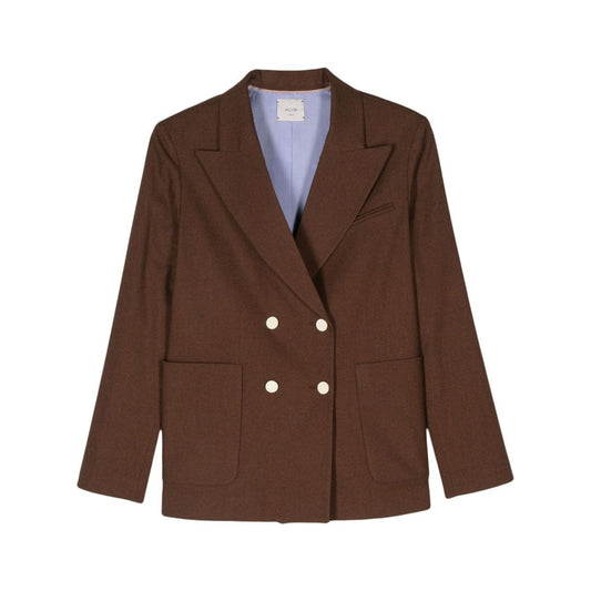 Alysi interlock twill weave Jackets Brown Jackets Alysi