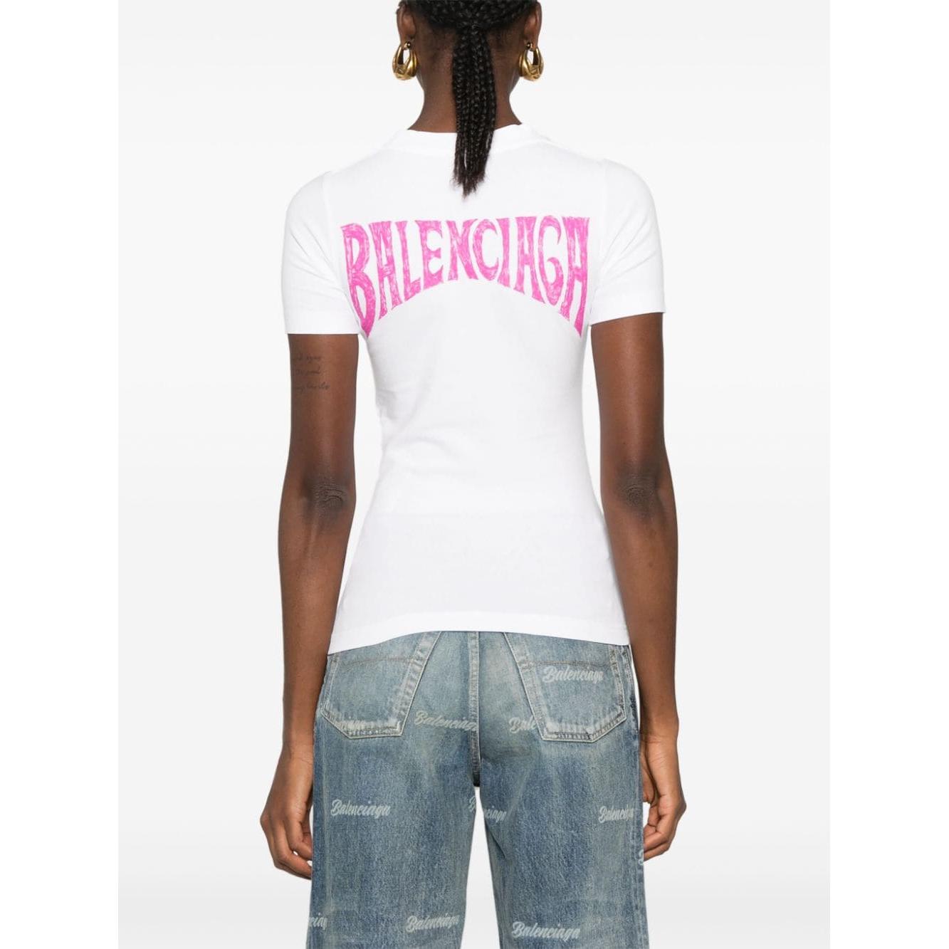 Balenciaga T-shirts and Polos White Topwear Balenciaga