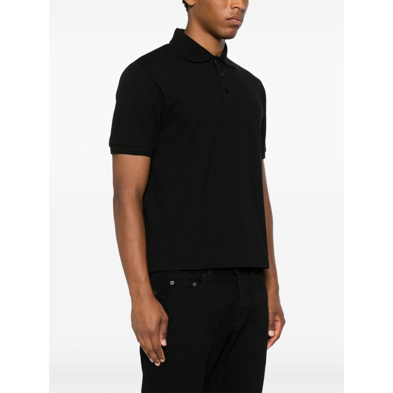 Saint Laurent  T-shirts and Polos Black Topwear Saint Laurent