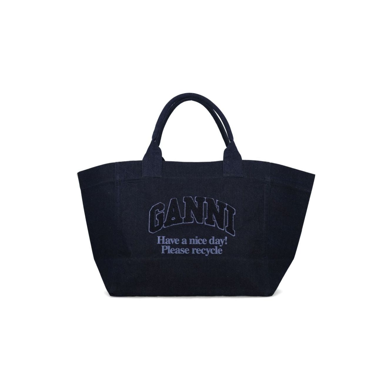 GANNI Bags.. Blue Shopper Ganni