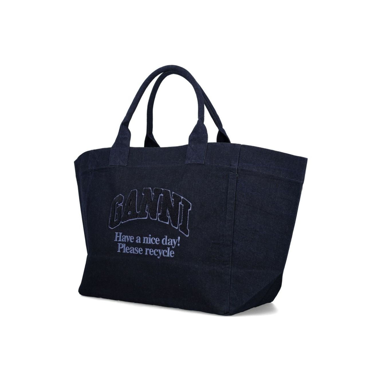 GANNI Bags.. Blue Shopper Ganni