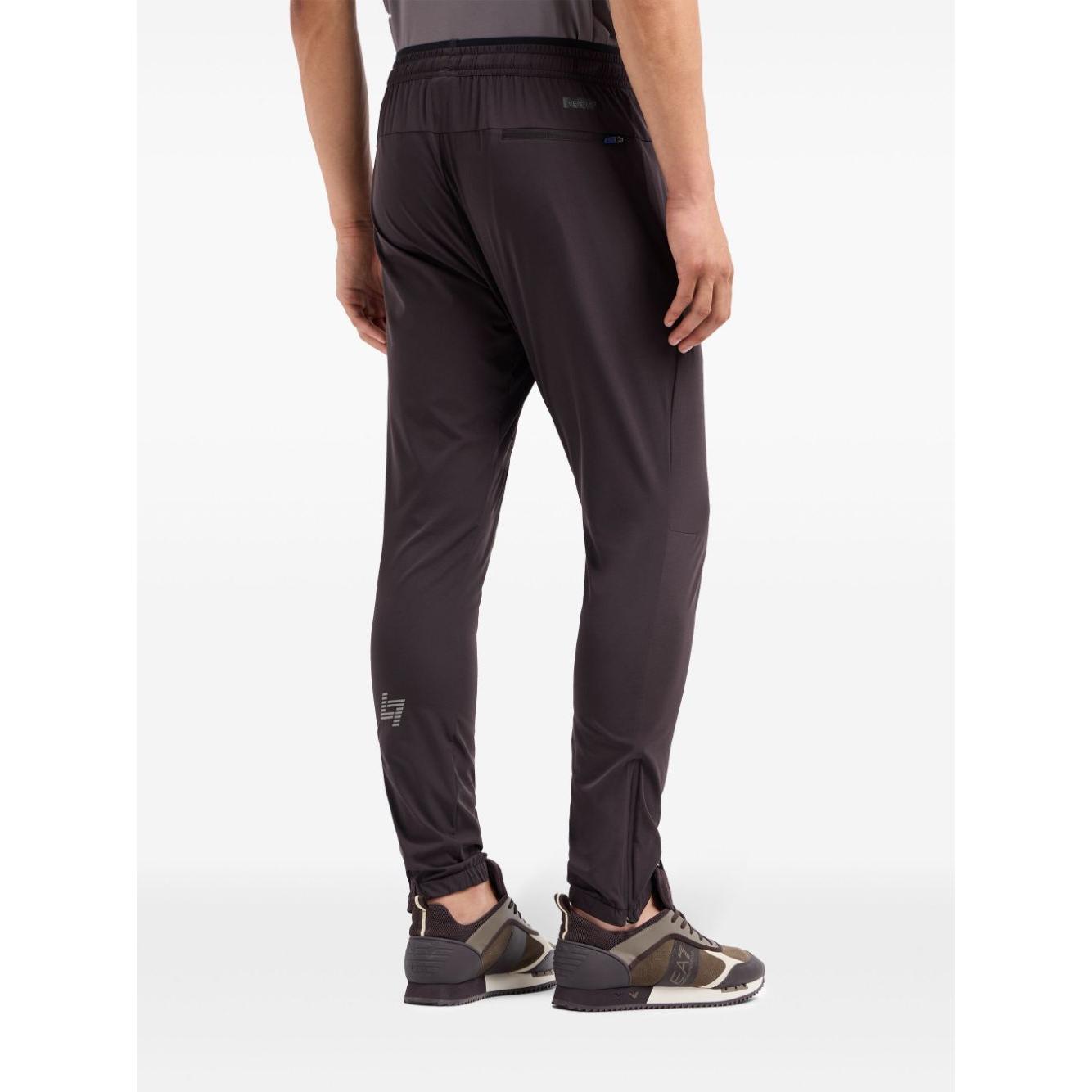 EA7 stretch-design Trousers Black Trousers EA7