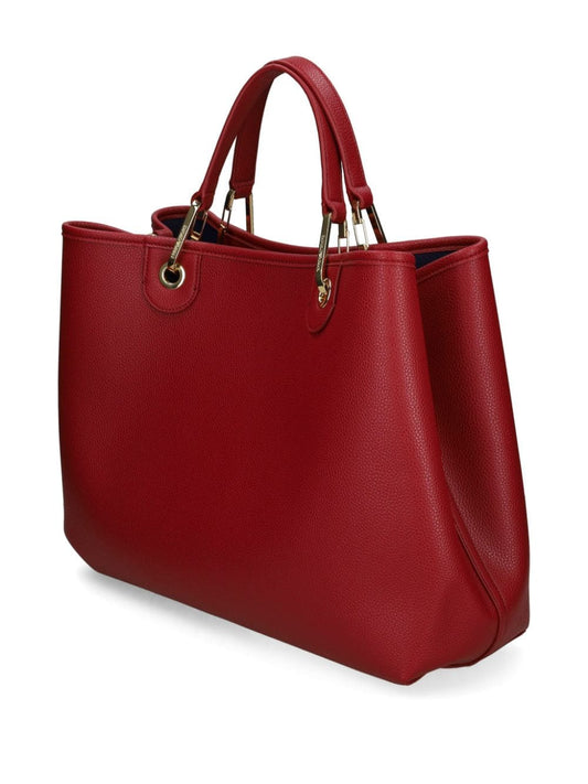 Emporio Armani calf leather grained Handbag Bordeaux Shopper Emporio Armani