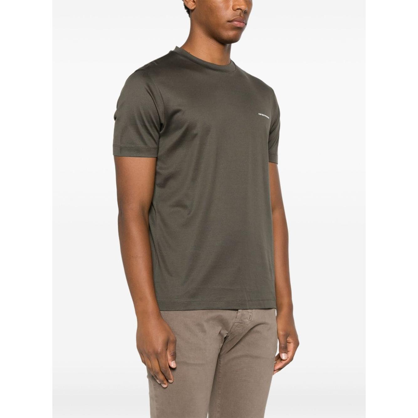 Emporio Armani T-shirts and Polos Green Topwear Emporio Armani