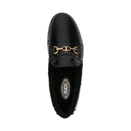 Tod's Flat shoes Black Moccasins Tod'S