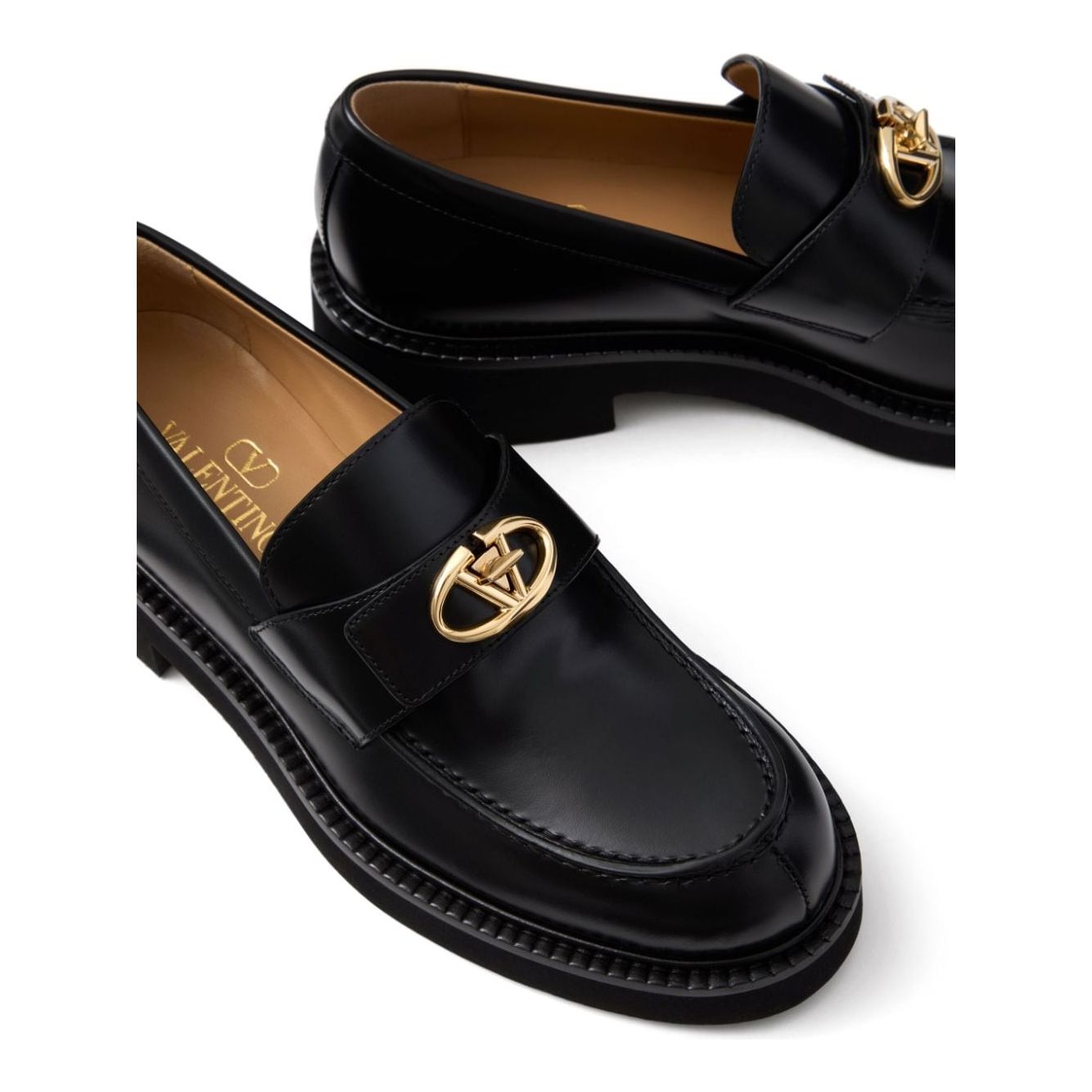 Valentino Garavani Flat shoes Black Moccasins Valentino Garavani