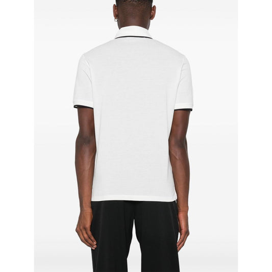 Emporio Armani T-shirts and Polos White Topwear Emporio Armani