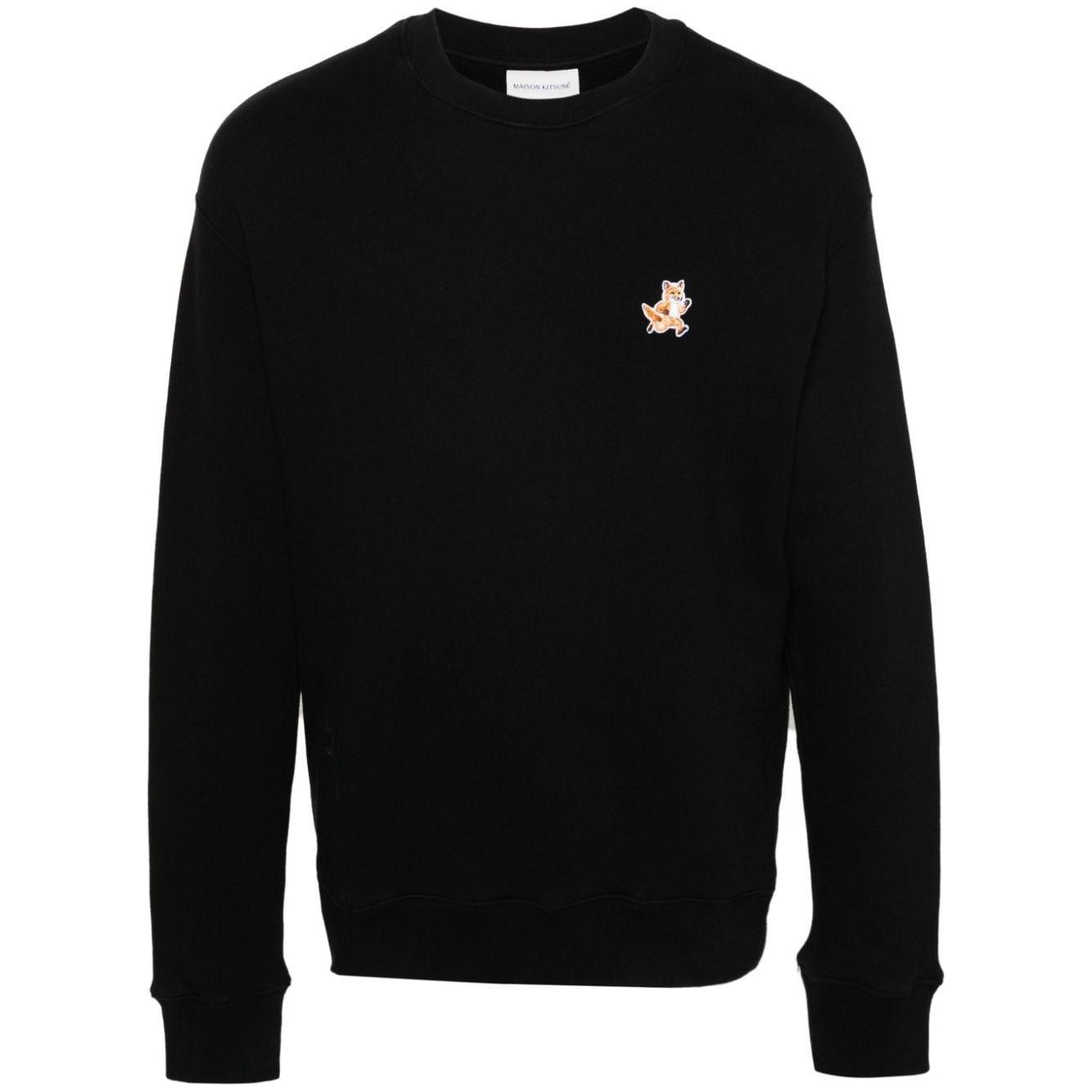 MAISON KITSUNE' Sweaters Black Topwear Maison Kitsune