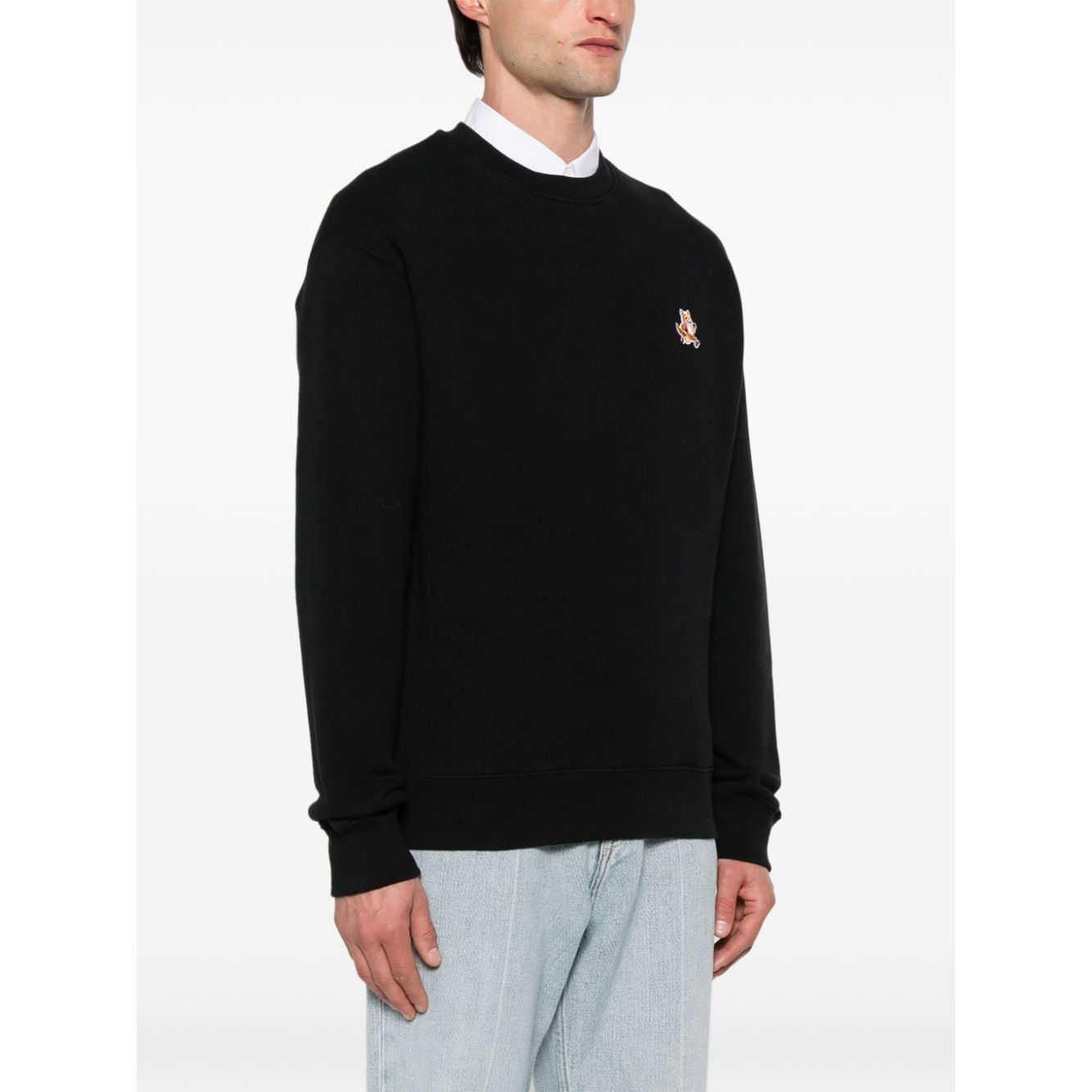 MAISON KITSUNE' Sweaters Black Topwear Maison Kitsune'