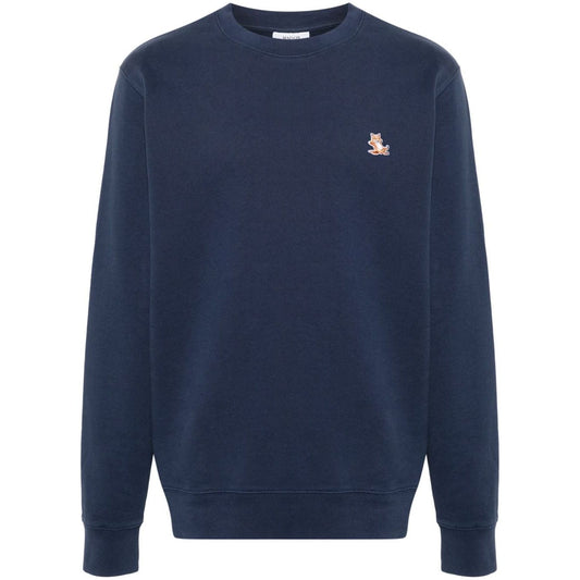 MAISON KITSUNE' Sweaters Blue Topwear Maison Kitsune'