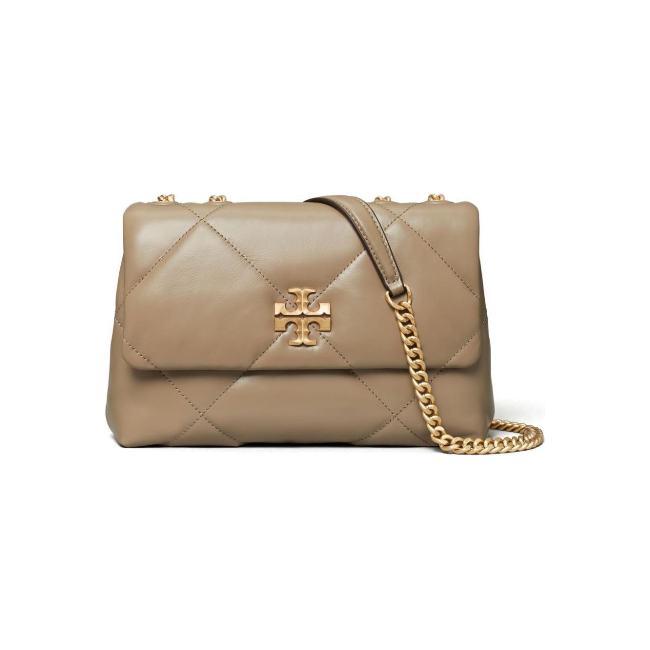 Tory Burch taupe nappa leather smooth grain Bag Powder Shoulder Tory Burch