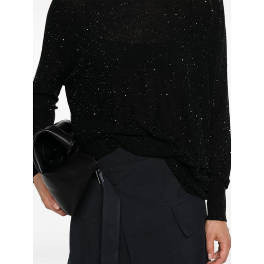 Fabiana Filippi Sweaters Black Topwear Fabiana Filippi