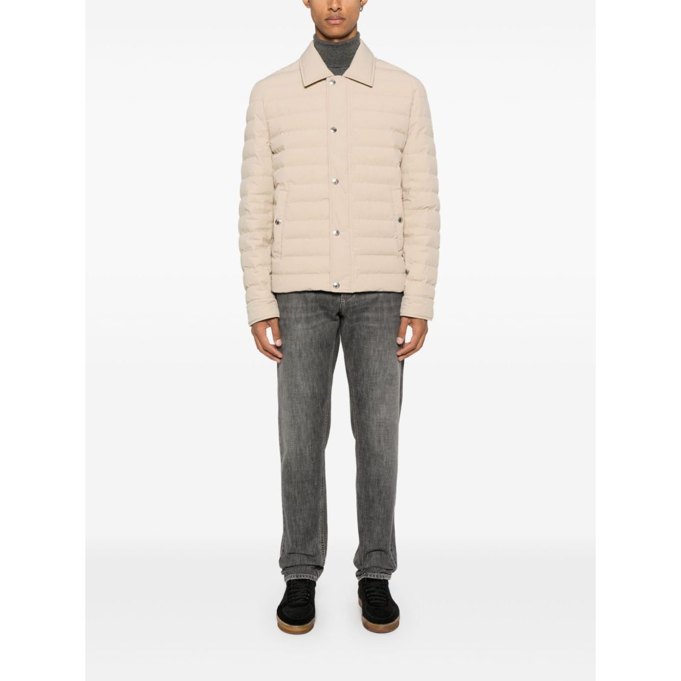 Brunello Cucinelli Coats Beige Jackets Brunello Cucinelli