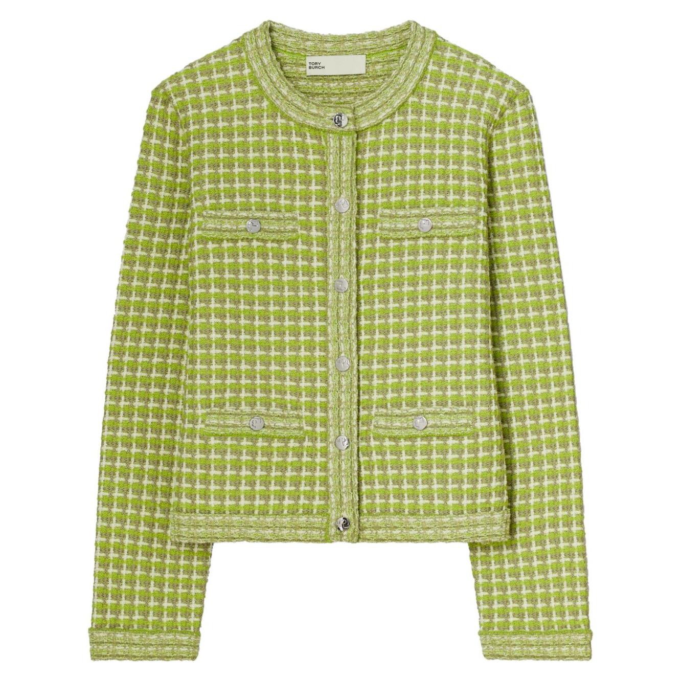 Tory Burch Sweaters Green Topwear Tory Burch