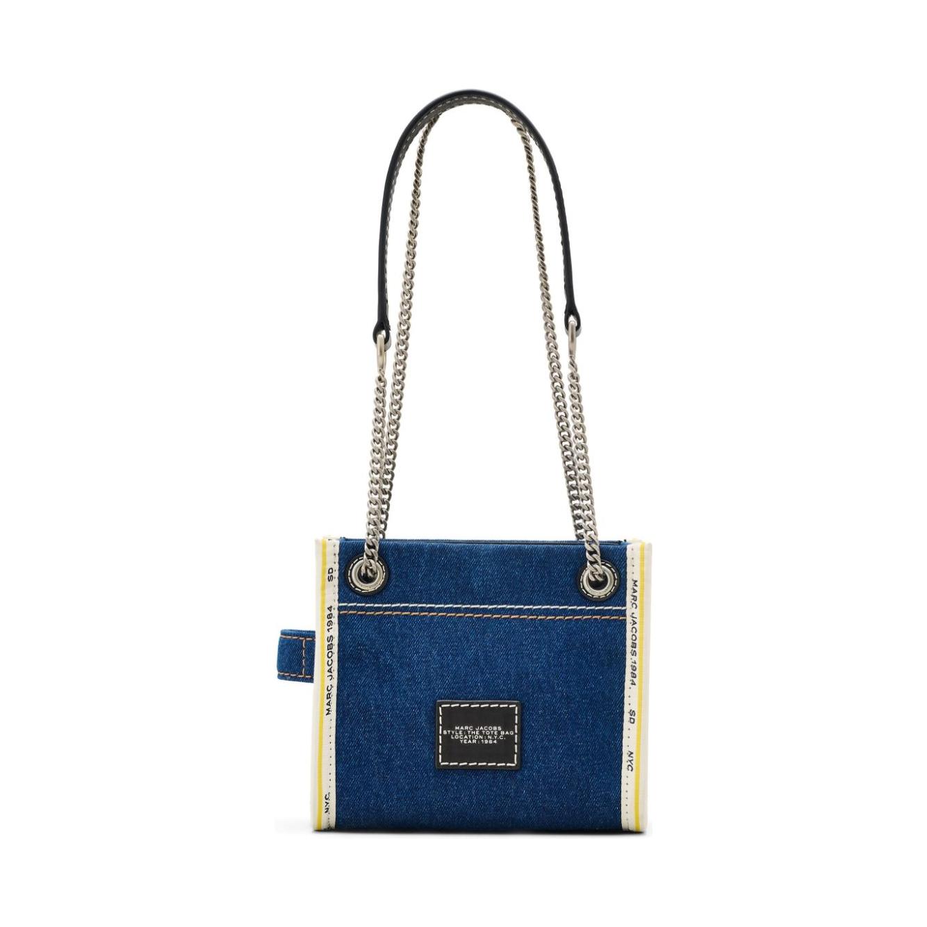 Marc Jacobs cotton washed denim Bag Blue Shopper Marc Jacobs