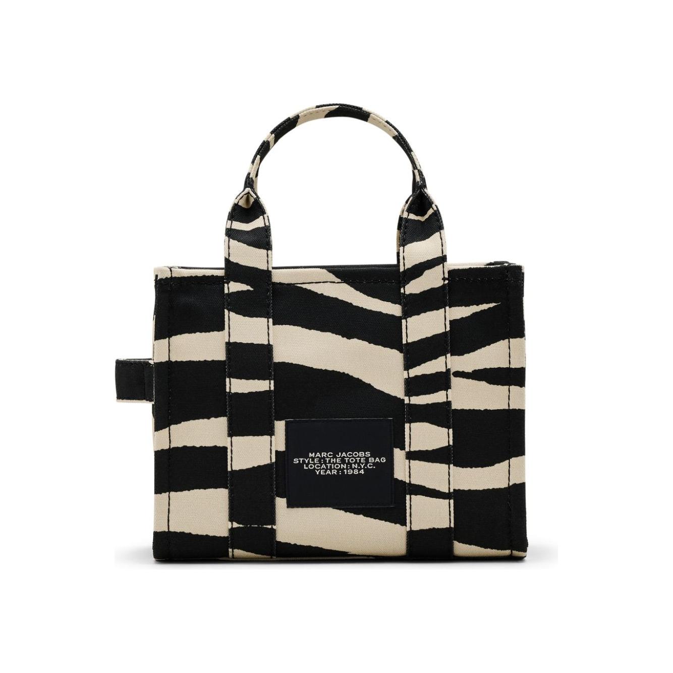 Marc Jacobs cotton canvas zebra print Bag Black Shopper Marc Jacobs