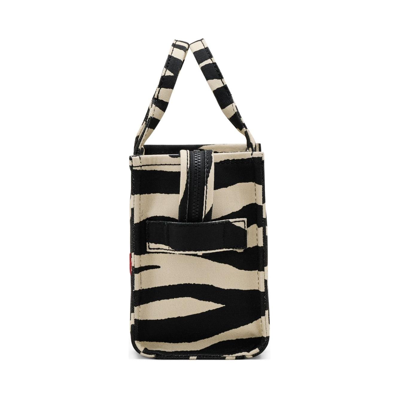 Marc Jacobs cotton canvas zebra print Bag Black Shopper Marc Jacobs