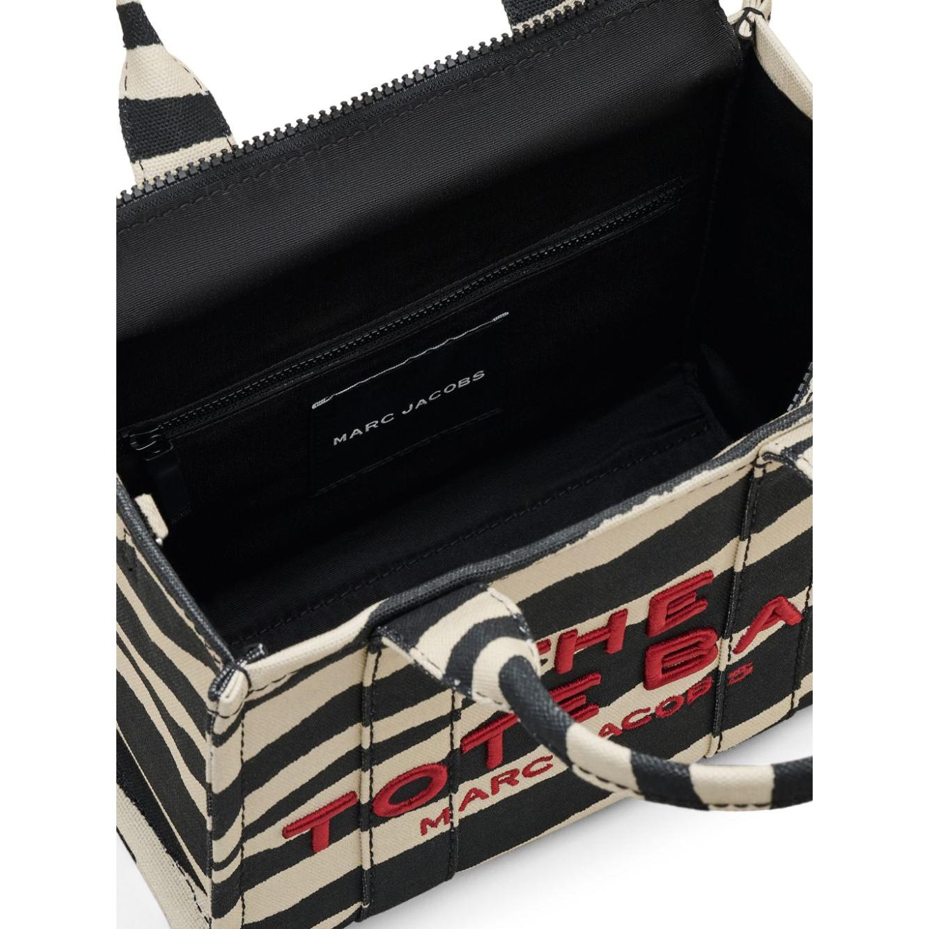 Marc Jacobs cotton canvas zebra print Bag Black Shopper Marc Jacobs