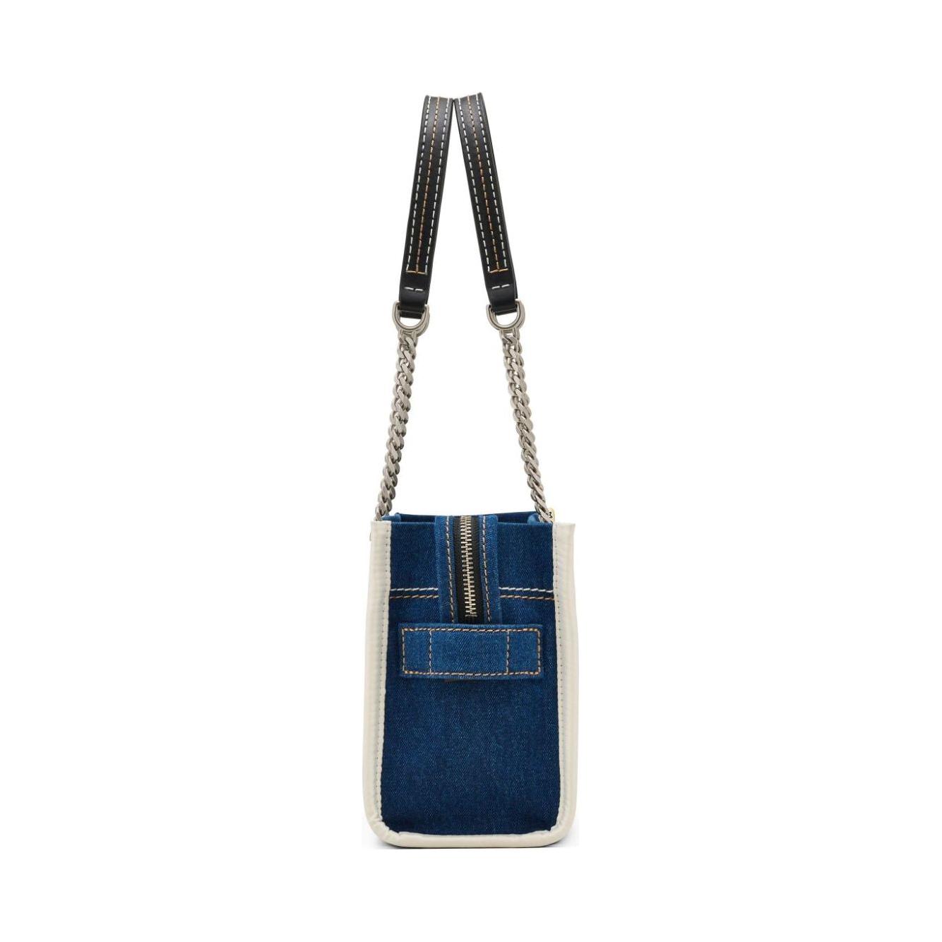 Marc Jacobs indigo blue cotton washed denim Bag Shopper Marc Jacobs