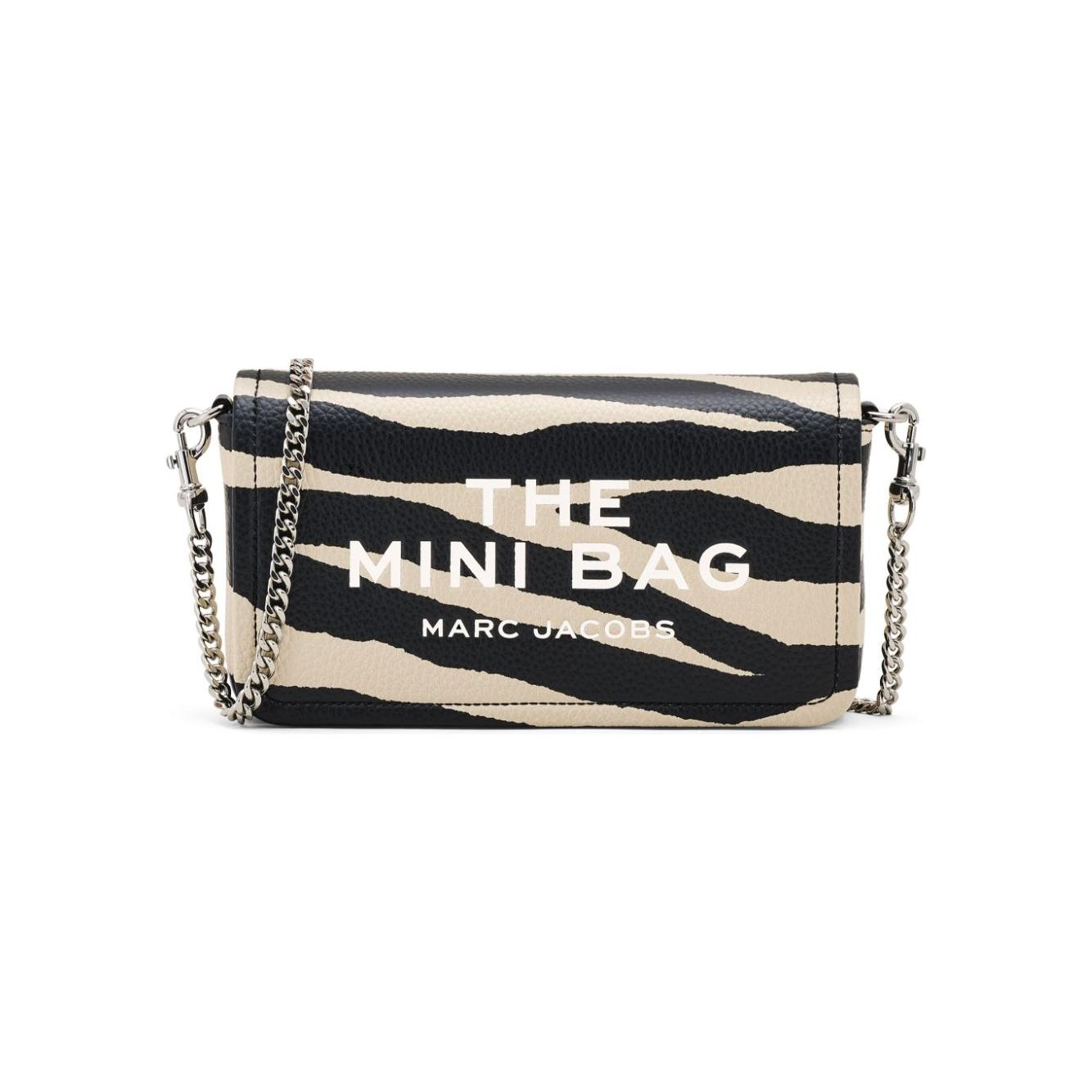 Marc Jacobs  leather grained  zebra print Bag Clutches Marc Jacobs