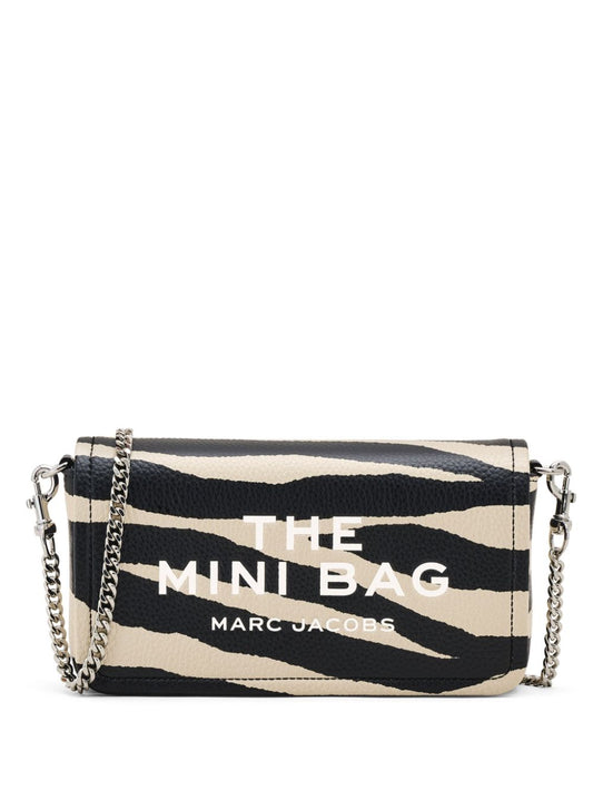 Marc Jacobs  leather grained  zebra print Bag Clutches Marc Jacobs