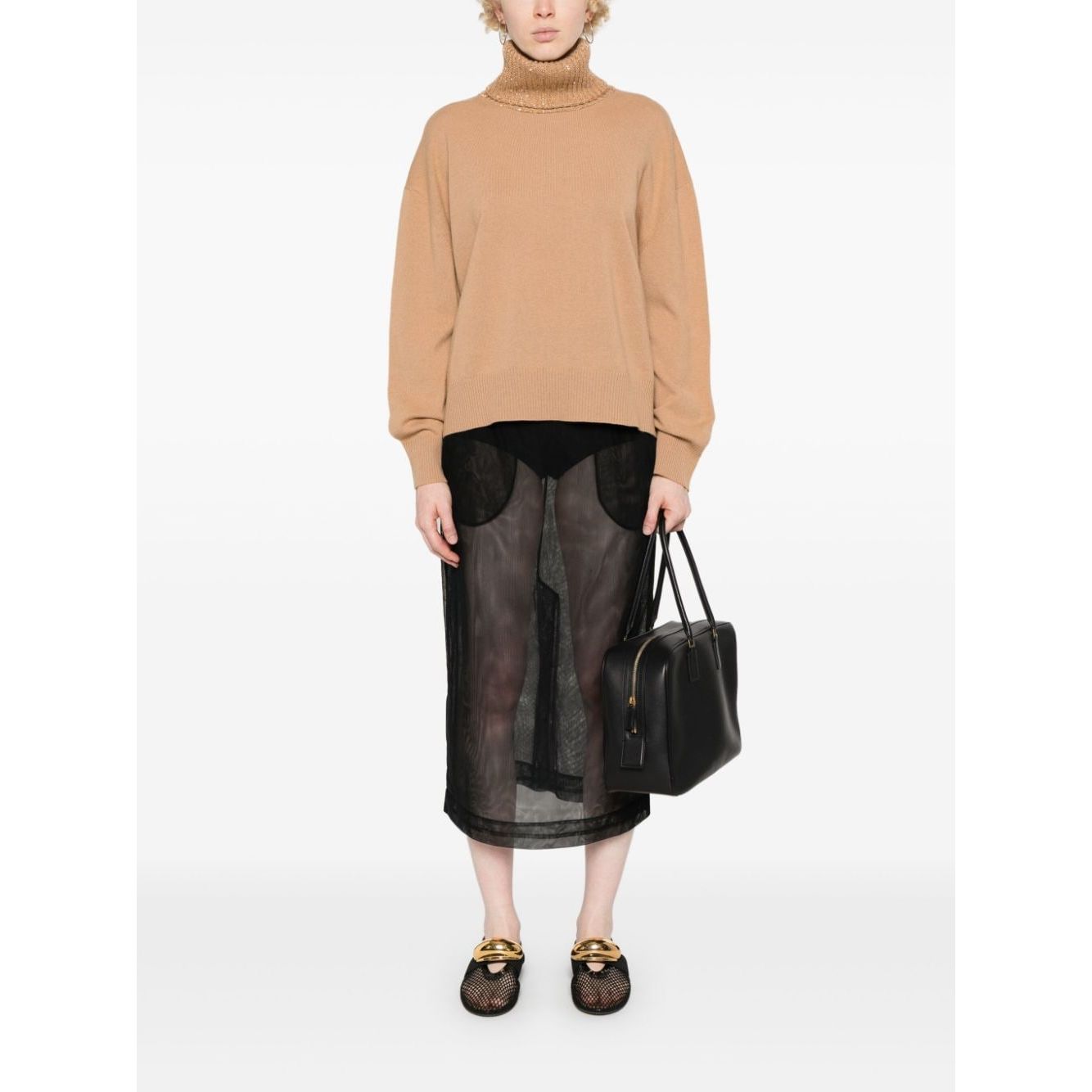 Fabiana Filippi Sweaters Camel