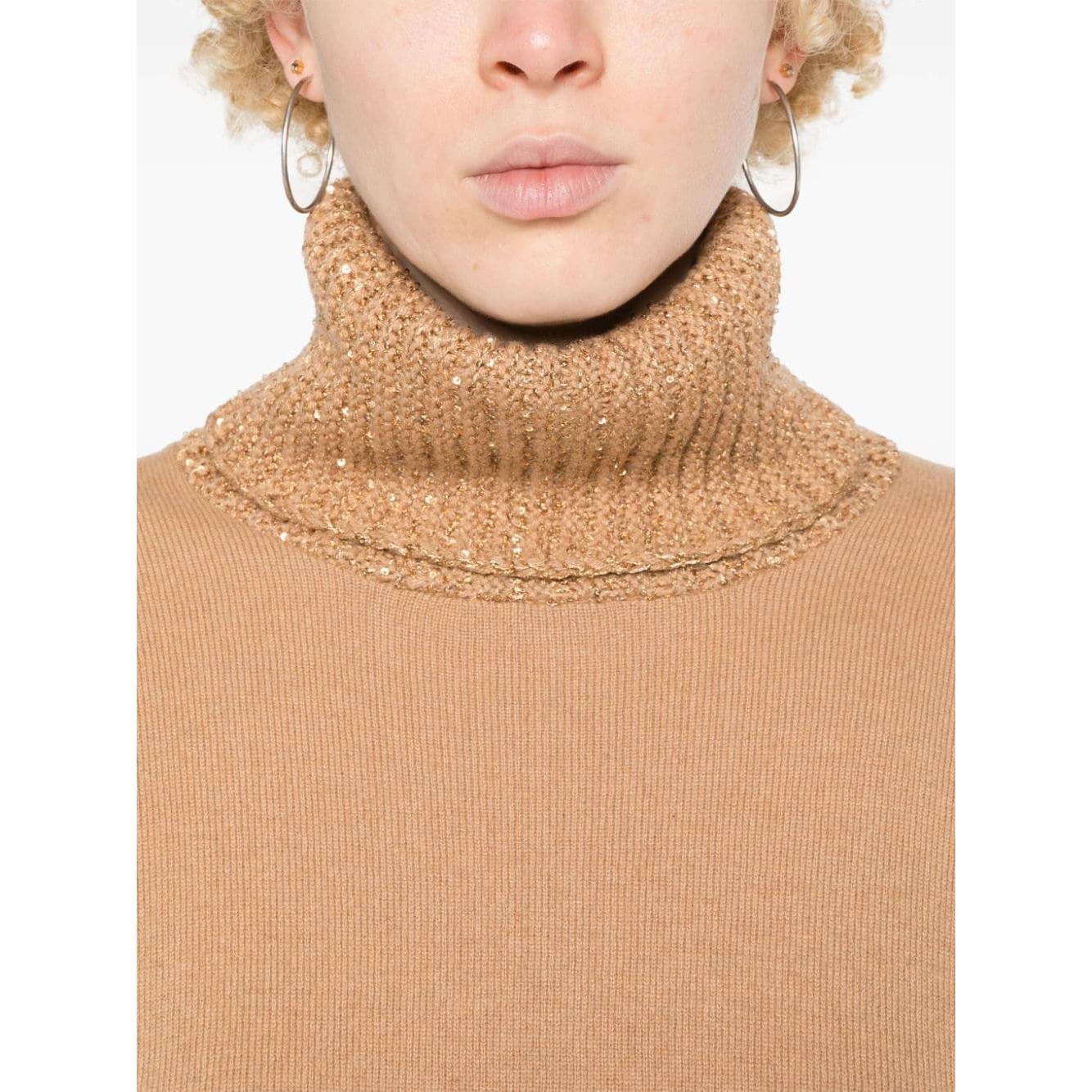 Fabiana Filippi Sweaters Camel