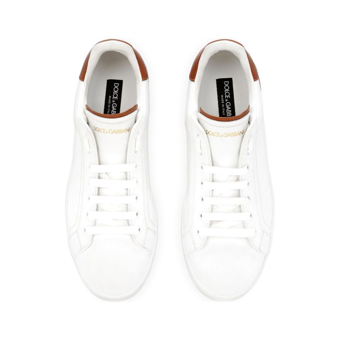 Dolce & Gabbana Sneakers Leather Brown Sneakers Dolce & Gabbana