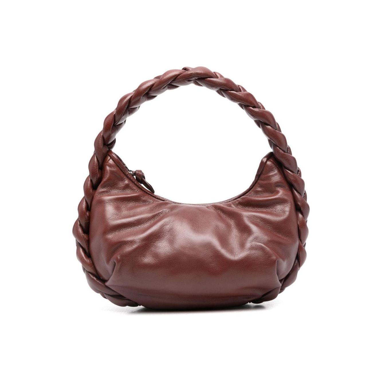 HEREU Auburn Brown calf leather Handbag