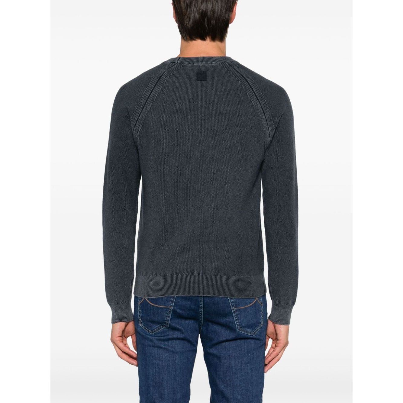 Jacob Cohen Sweaters Blue Topwear Jacob Cohen