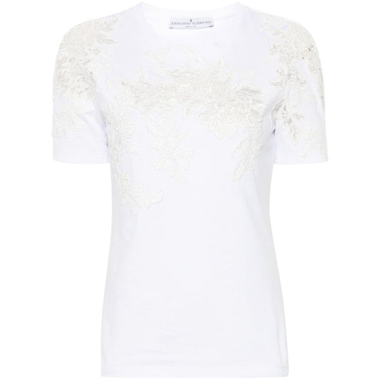 Ermanno Scervino T-shirts and Polos White Topwear Ermanno Scervino