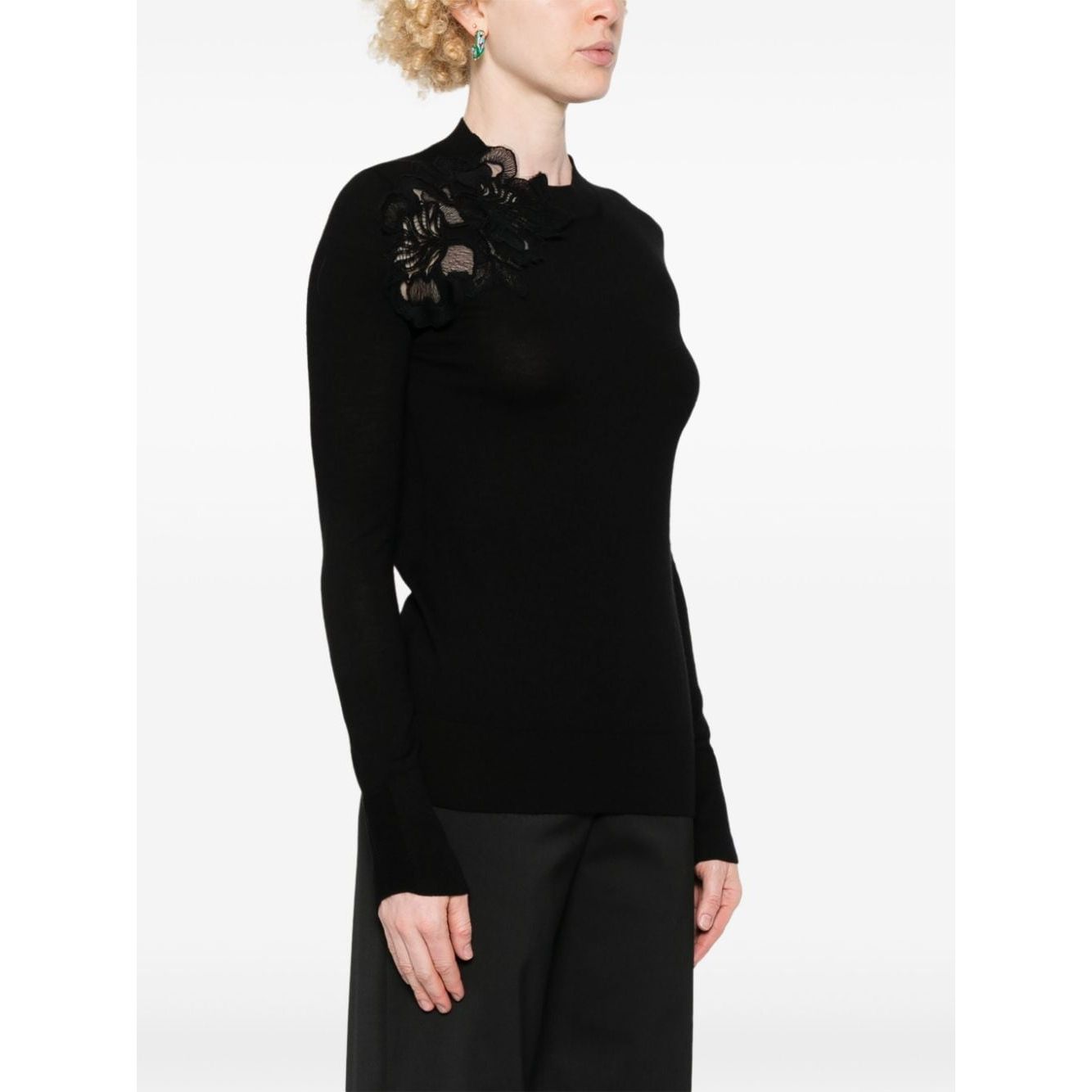 Ermanno Scervino Sweaters Black Topwear Ermanno Scervino