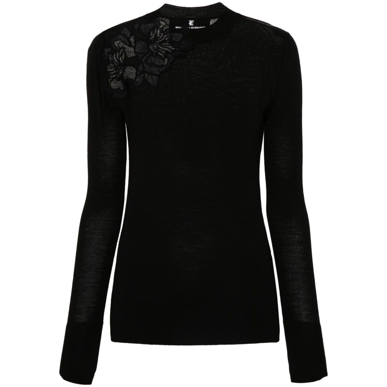 Ermanno Scervino Sweaters Black Topwear Ermanno Scervino