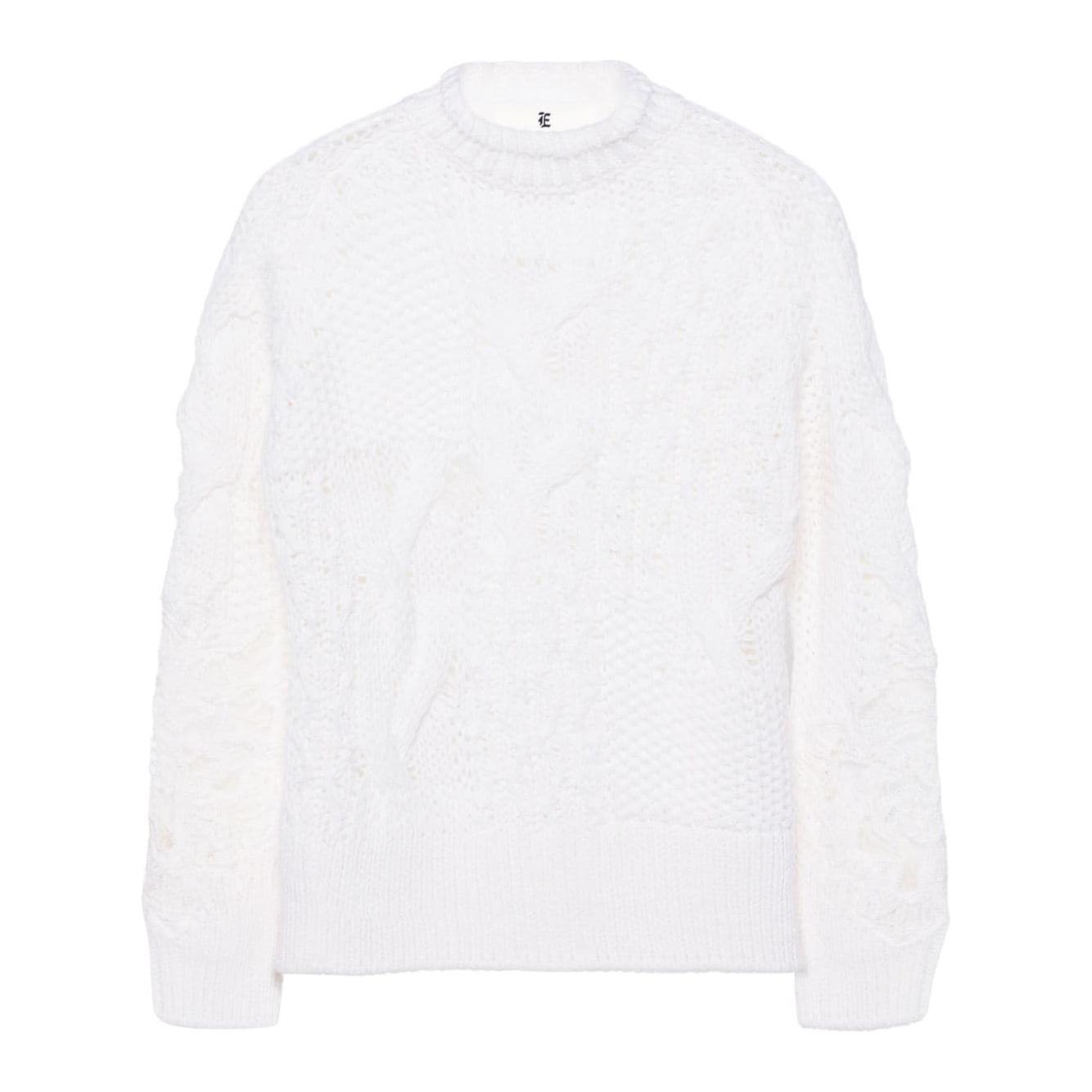 Ermanno Scervino Sweaters White Topwear Ermanno Scervino