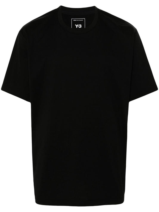 Y-3 T-shirts and Polos Black Topwear Y-3