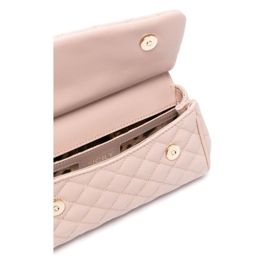 Dolce & Gabbana powder pink calf leather diamond quilting Bag Handbag Dolce & Gabbana