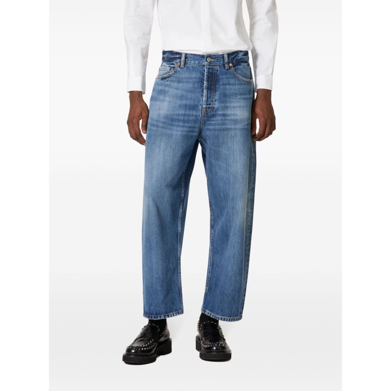 Valentino cotton denim Jeans Blue Jeans Valentino