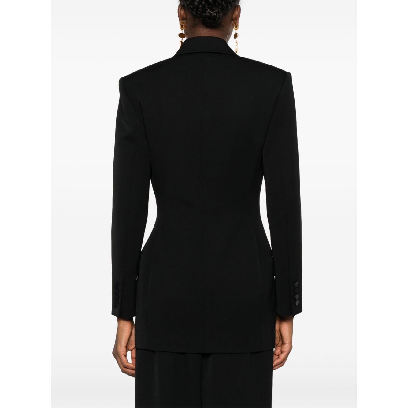 Saint Laurent  black wool peak lapels blazer Jackets Saint Laurent