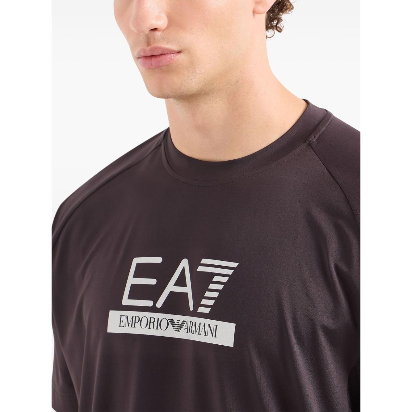 EA7 T-shirts and Polos Purple Topwear EA7