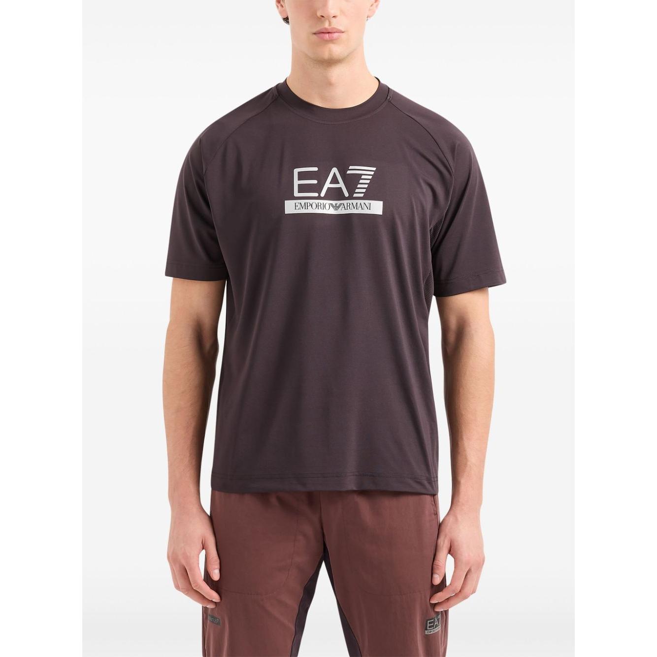 EA7 T-shirts and Polos Purple Topwear EA7